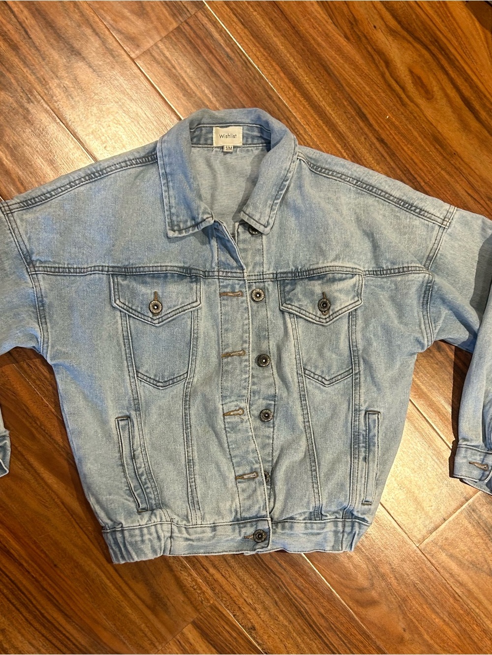 Wishlist light wash Jean jacket small